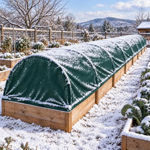 19.6x9.8 Ft Plant Covers Freeze Protection, Warm Winter Frost Cloth Blanket