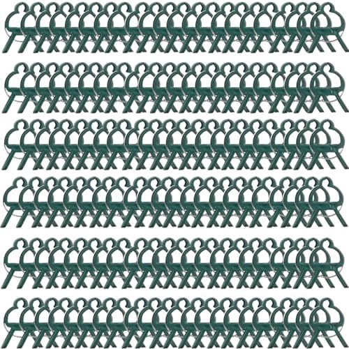 GXXMEI 100PCS Plant Clips Garden Clips for Tomato Cage, Tomatoes Clips Plant Support Clips for Bamboo Stakes, Climbing Plants, Vines, Gentle Plant & Flower Trellis Clips for Plant Stalks, Stems
