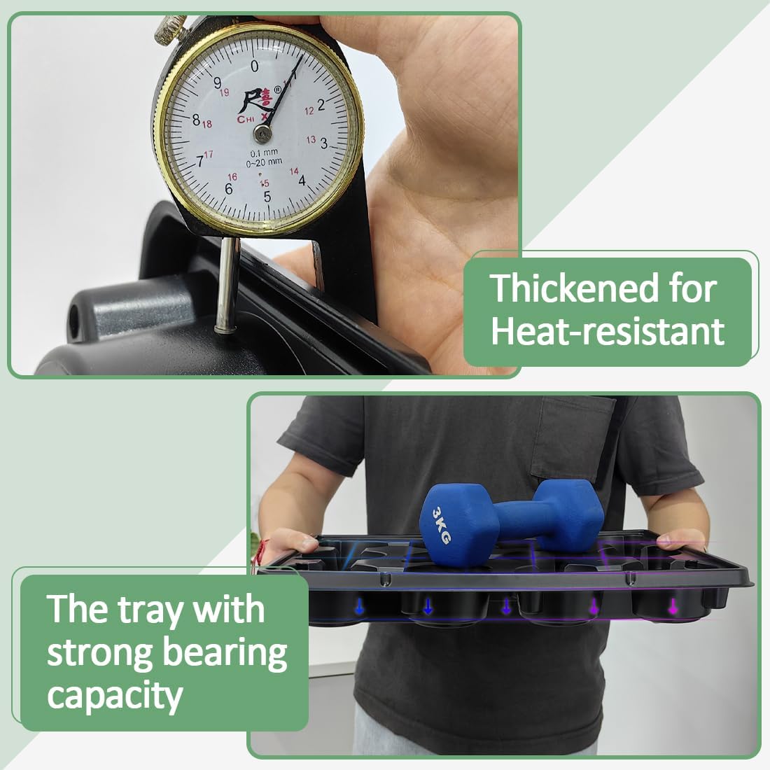 4 inch Round Nursery Pots 60pcs, 12 Cell Nursery Pots Trays 5 Pcs, Sturdy Seeds Starting Germination Shuttle Carrying Trays, Small Planter Nursery Propagation 5 Sets