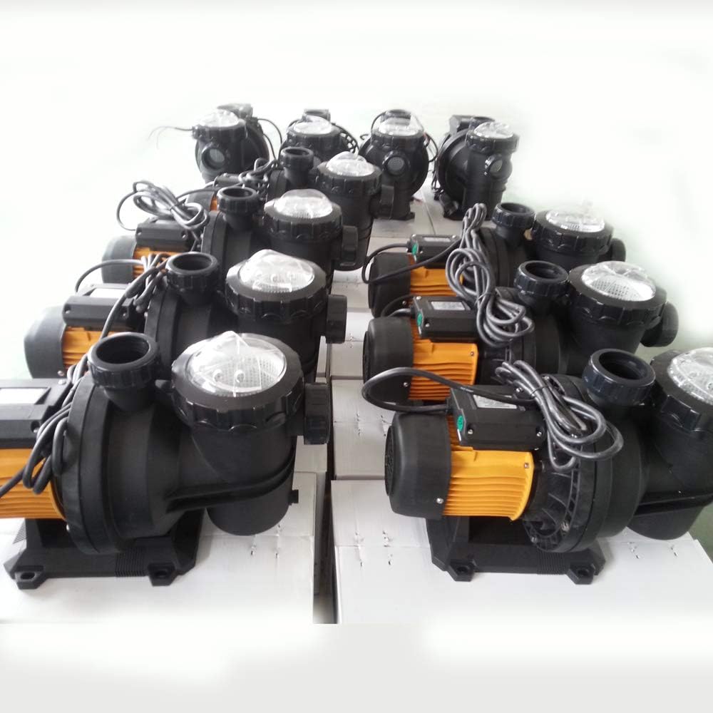3-Year Warranty Solar Pool Pump 72VDC 1.2HP | Saltwater-Resistant 92GPM Pump for Pools | MPPT Controller & 62ft Head | PWS JP21-19/900