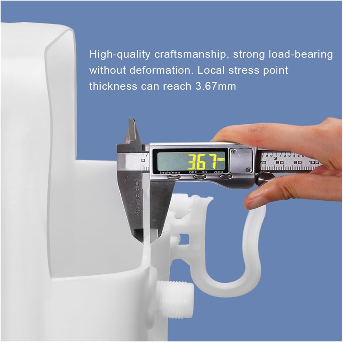 Plastic Water Tank 25L/35L/50L/80L/110L/200L Water Container，Rain Water Tank，Food-Grade Rectangular Thickened Water Tower with Faucet for Household Water Storage(Size:50L)