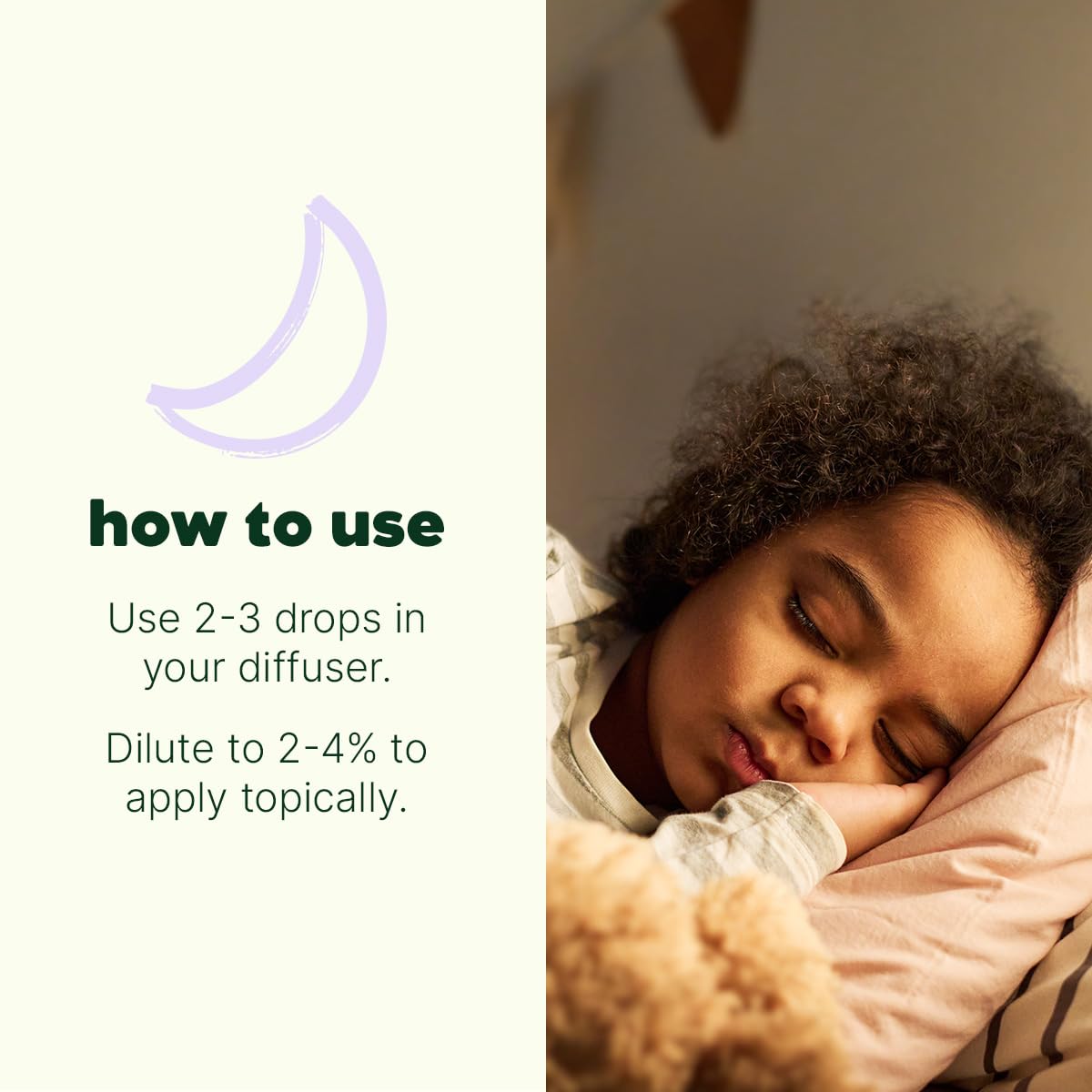 Plant Therapy KidSafe Organic Nighty Night Essential Oil Blend for Sleep 10 mL (1/3 oz) 100% Pure, Undiluted, Therapeutic Grade
