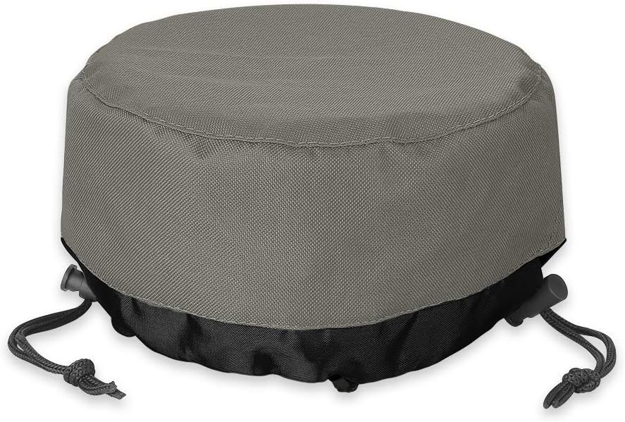 Fire Pit Cover 32 Inch, Heavy Duty Round Patio Fire Bowl Cover, Waterproof and Weatherproof, 32''Dia x 16''H