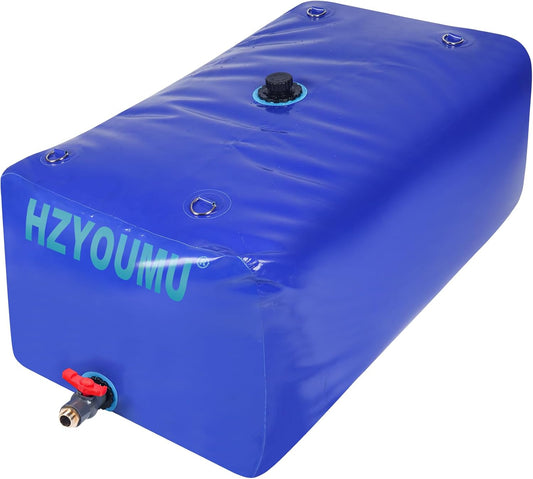 Water Tank 1000L/260G Water Bladder Storage Container Foldable Portable Large Capacity Soft Bag Suitable for Outdoor Easy to Carry Out (260Gal)