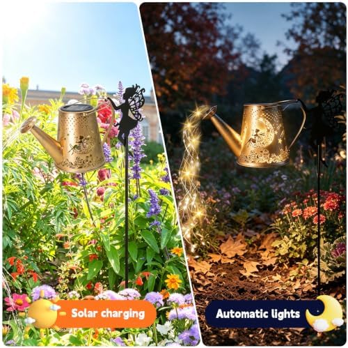 Solar Watering Can Light, Solar Outdoor Lights, Garden Decor Lights