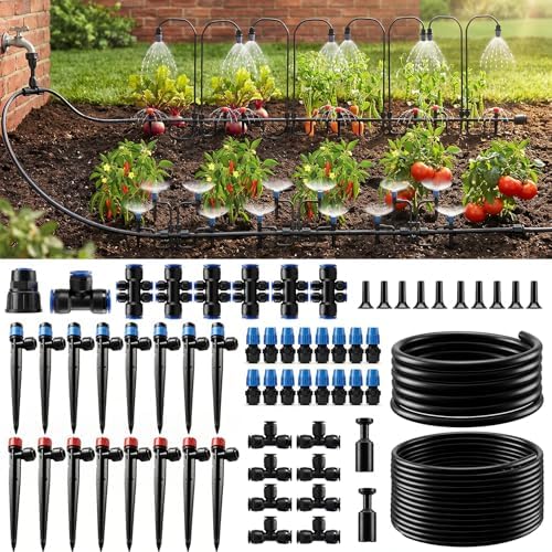 Drip Irrigation System for Garden, 230FT Watering Kit