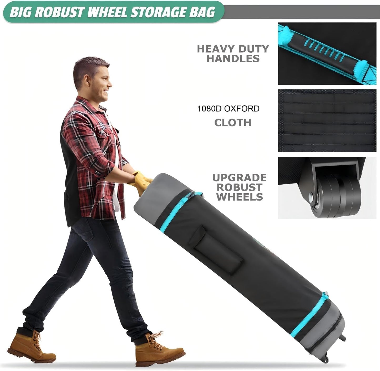 COBIZI 10x15 Pop Up Canopy Tent Heavy Duty Without Sidewall, Commercial Outdoor Easy Pop Up Gazebo for Party Wedding All Weather Waterproof UV 50+ with Roller Bag(Leg Upgraded),Gray