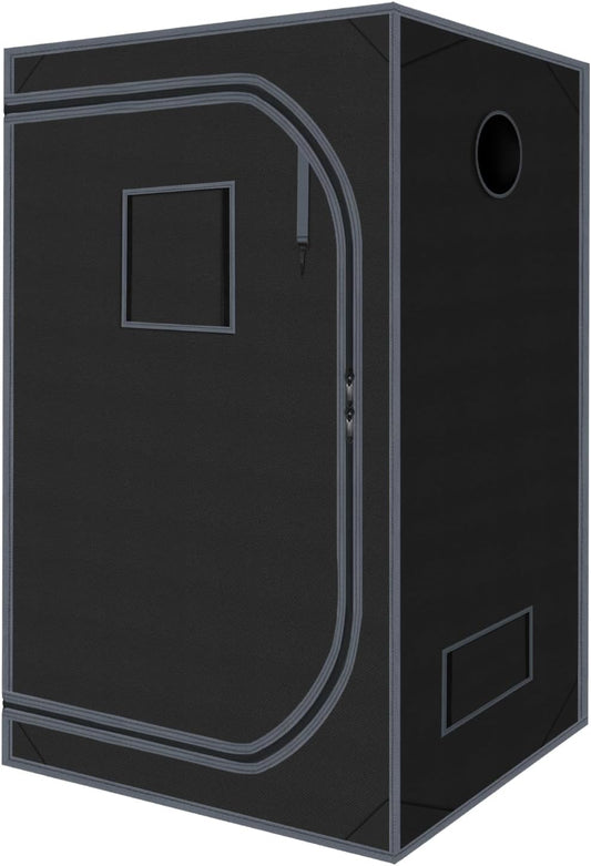 Grow Tent 48"x48"x78" Growing Tents for Indoor Plant 600D Mylar Hydroponic High Reflective Grow Tent for Plant Fruit Flower Veg Growing 4x4