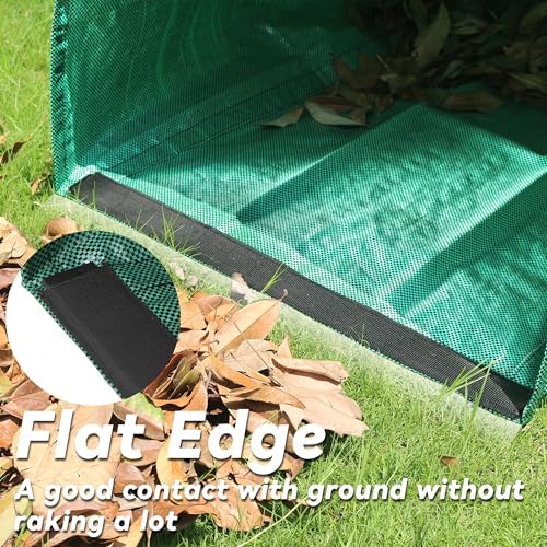 Reusable Leaf Bags 53 Gallon 2 Pack with Wide Opening