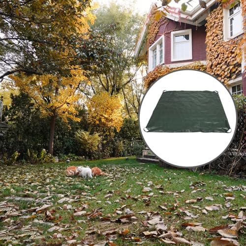 Reusable Leaf Collection Bag, Heavy Duty PE Tarp with Handles