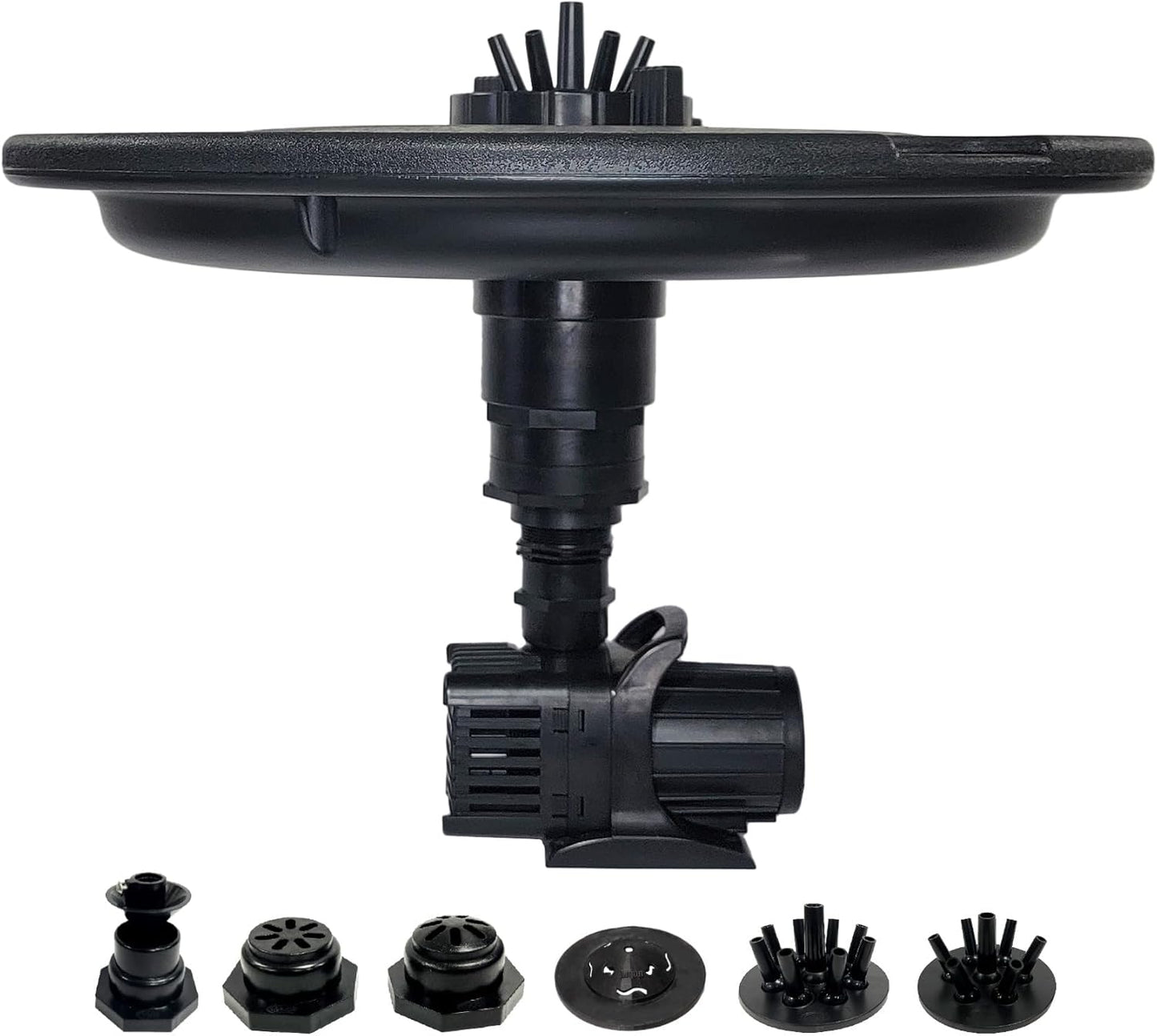 HALF OFF PONDS Floating Fountain – 1/4 HP Pond Aerator, 100' Cord – 3000 GPH Water Pump – 9 Spray Patterns – Energy-Efficient – for Small Ponds & Water Gardens