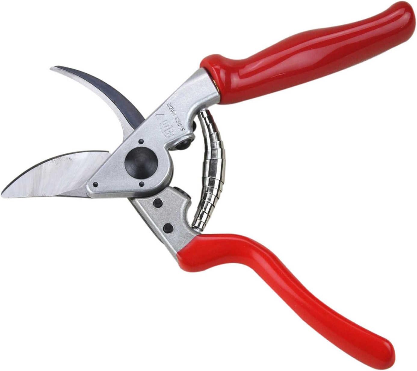 Felco F7 Pruning Shears – 26" Swiss-Made Garden Clippers with Rotating Handle for Reduced Fatigue | Hand Pruners for Gardening | Garden Tool Cutter with Precision Bypass Blade, Aluminum Handles