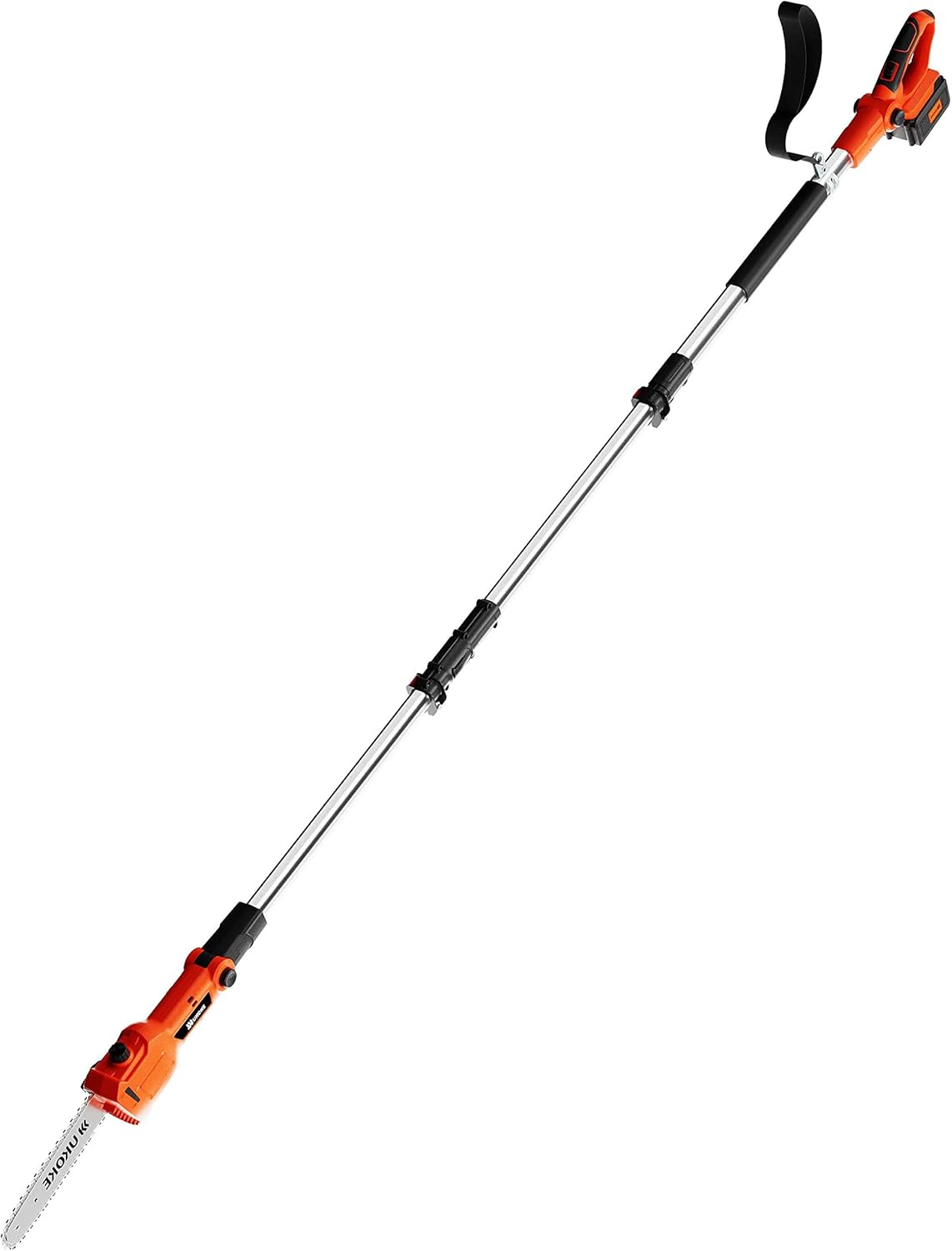 Ukoke Powerful 40V 8-Inch Cordless Pole saw with 2.0Ah Battery and Charger Included - Make Tree Trimming a Breeze!