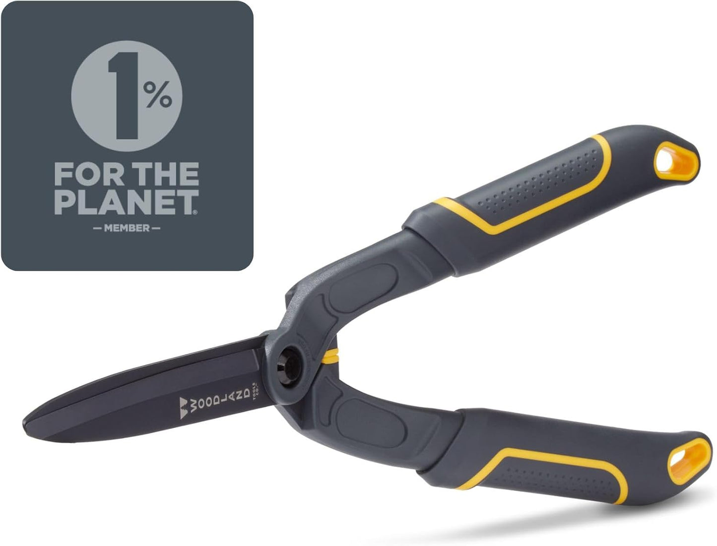 Woodland Tools Duralight Hedge Shears, 16 Inch Lightweight Manual Hedge Clippers with 7.5 Inch Non Stick Blades and Glass-Filled Nylon Handles, Garden Trimmer for Shaping and Precision Cutting