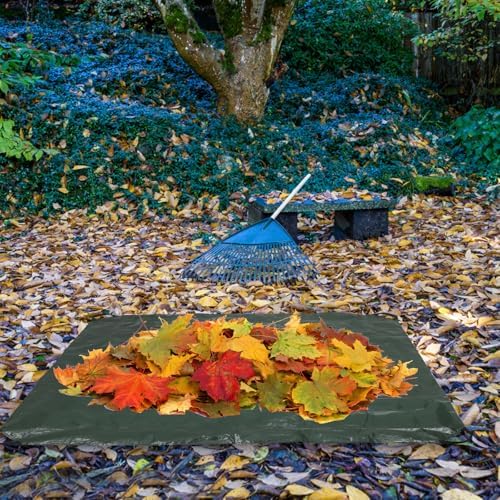Reusable Leaf Collection Bag Heavy Duty Collapsible with Handles