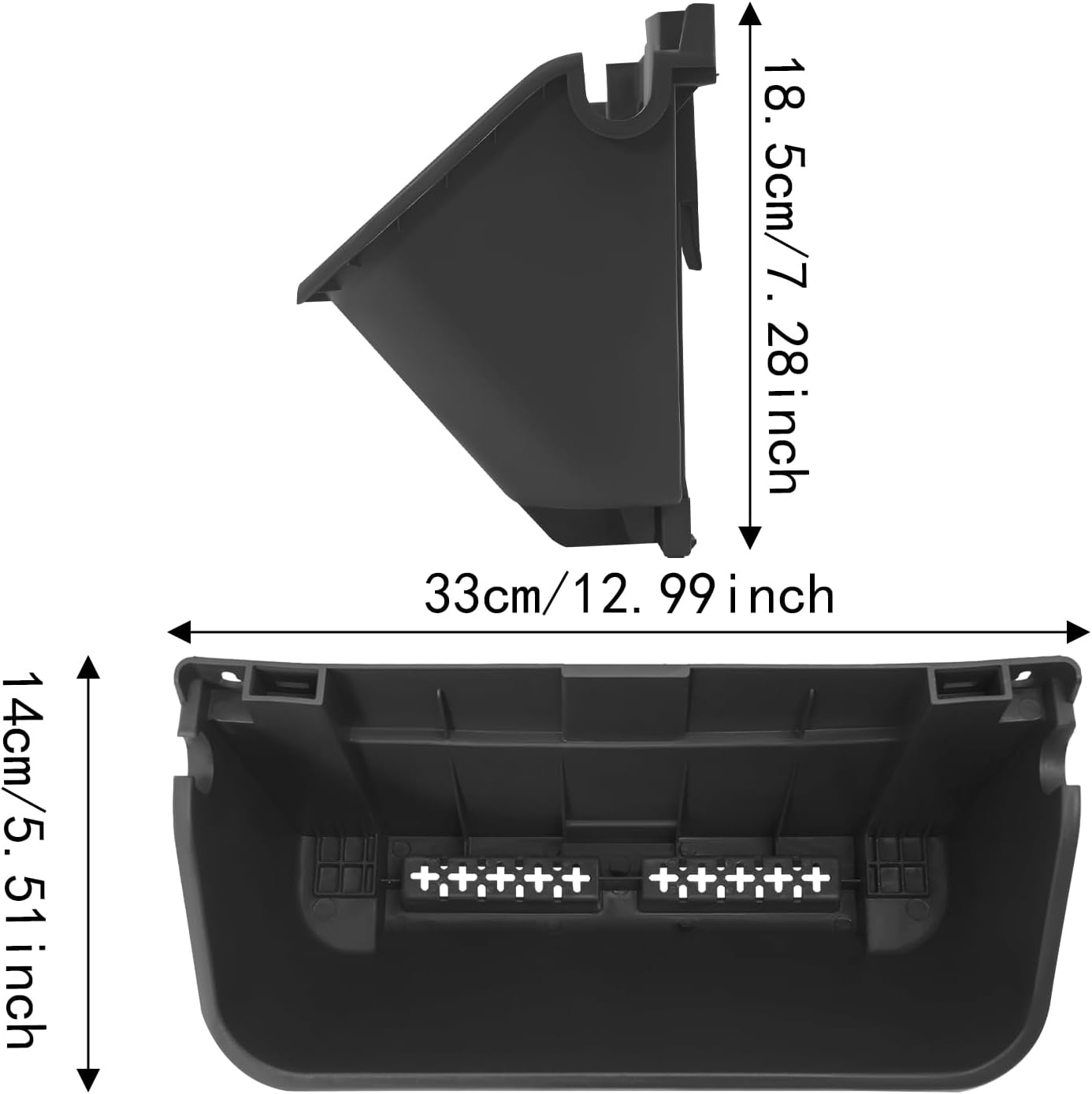 Eapmic Vertical Wall Planter with 16 Pots, Hanging Garden Plant Flowerpot Holder, Stackable Wall-Mounted Planter, Balcony Planters for Flowers Vegetables Fruits (Black, 16 Pots)