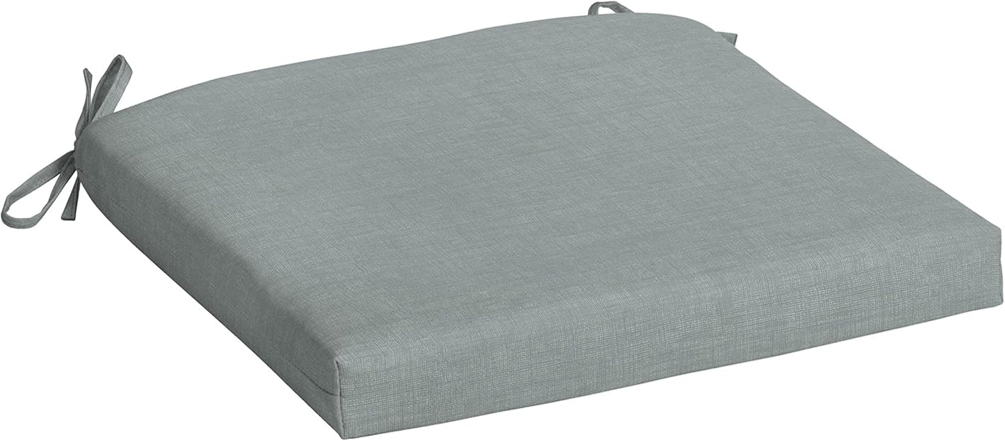 Arden Indoor/Outdoor Seat or Rocking Chair Cushion, 19 x 18, Water Repellent, Rain Proof, Fade Resistant Cushion for Rocking or Dining Chairs Stone Grey Leala