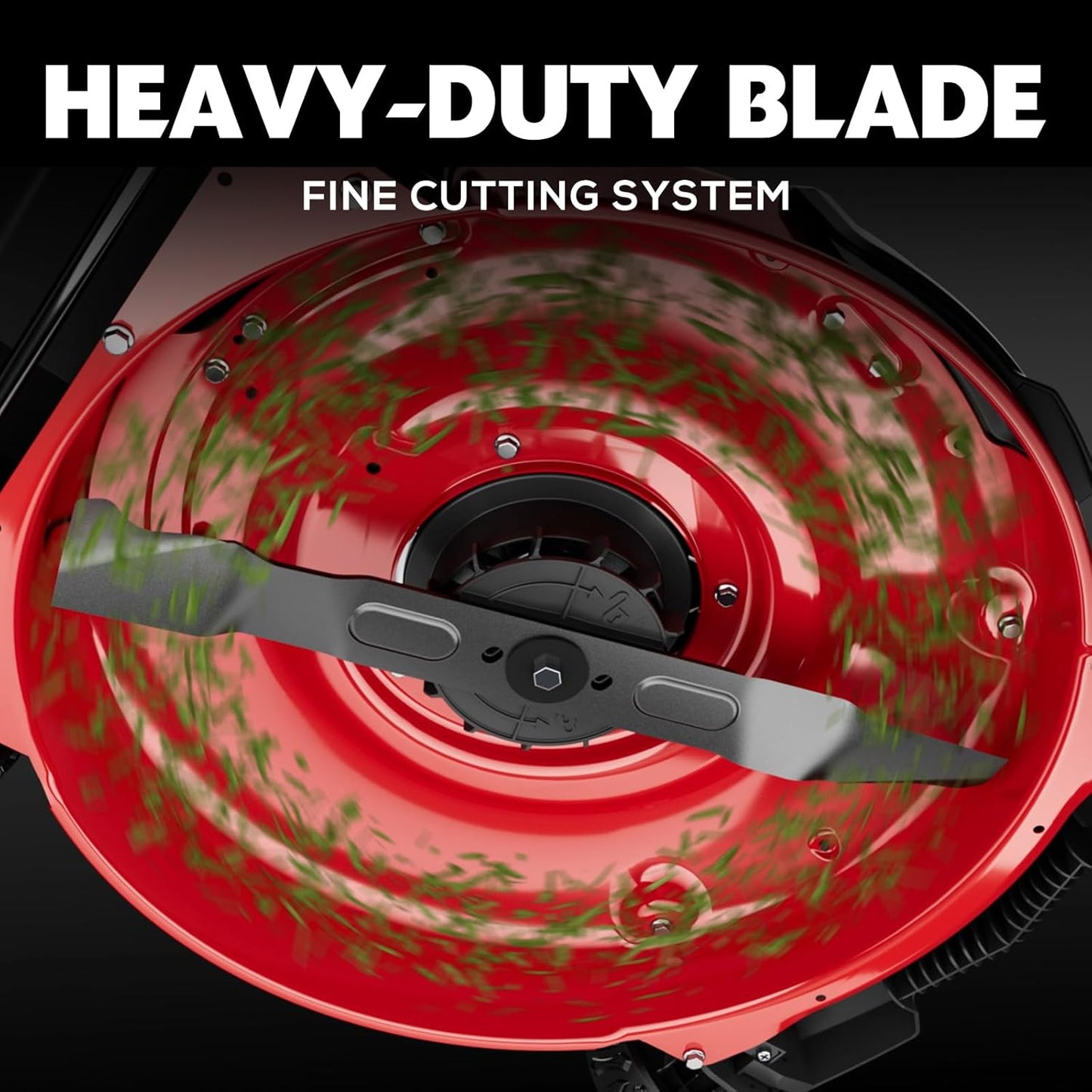 PowerSmart Self Propelled Gas Lawn Mower, 21-Inch with 170cc 4-Cycle OHV Engine 2-in-1 Rear-Wheel Drive Lawnmower with Bagging