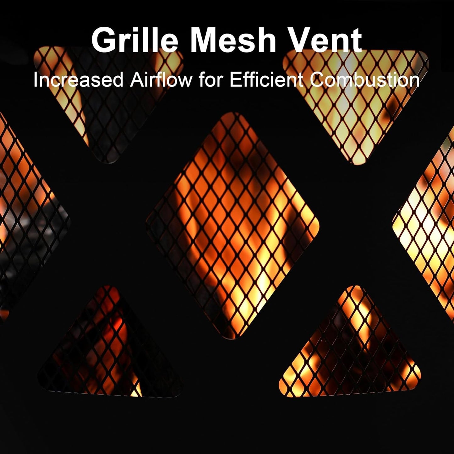 BALI OUTDOORS Fire Pit with Poker, 32 inch Outdoor Fire Pit Patio, Wood Burning Firepits for Outside with Grill