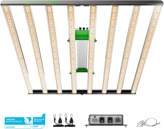 MARS HYDRO FC1000W LED Grow Light, Samsung LM301H EVO, with Smart Control Function, Ideal for Commercial Vertical Farming 4x4ft or 4x6ft Coverage, Full Spectrum Daisy Chain Dimmable Growing Lamps