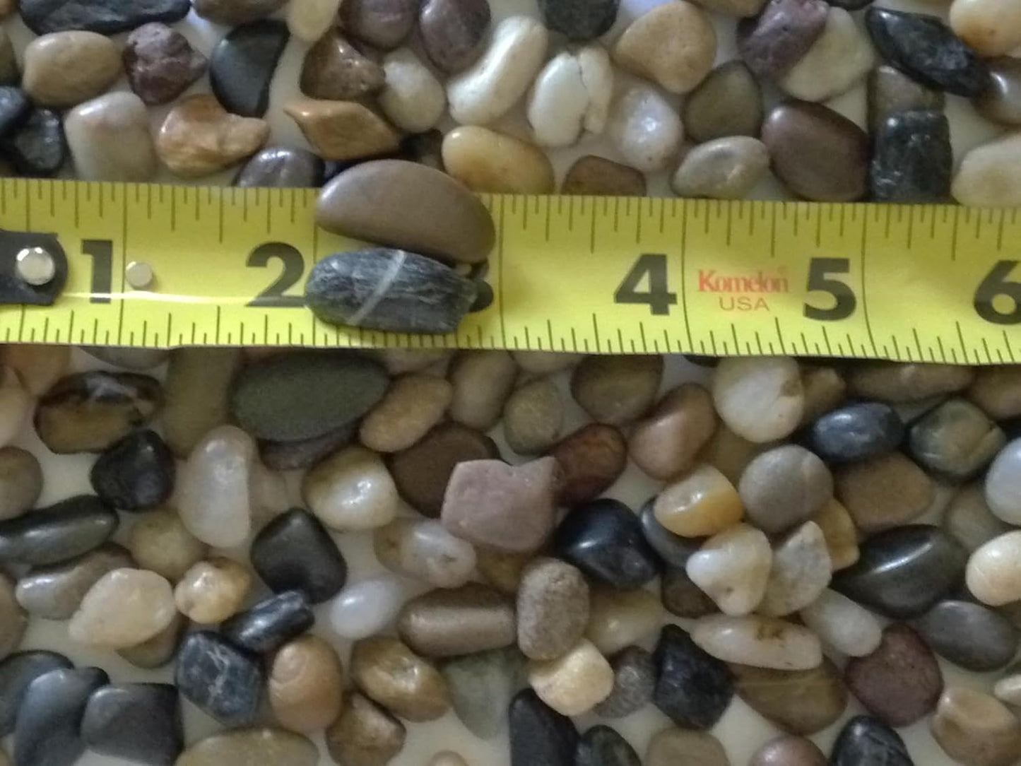 Voulosimi River Rock Stones, Natural Decorative Polished Mixed Pebbles Gravel,Outdoor Decorative Stones for Plant Aquariums, Landscaping, Vase Fillers (8 LB, Mixed Colors)