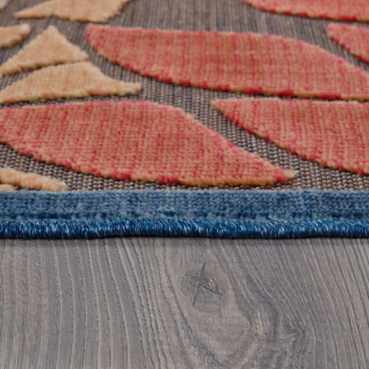 Beverly Rug Outdoor Runner Rug 2x7 Modern Floral Tropical Area Rugs for Indoor and Outdoor Patio Easy to Clean Non Shedding Living Room Porch Garden Washable Outside Carpet (2 x 7 Brown)