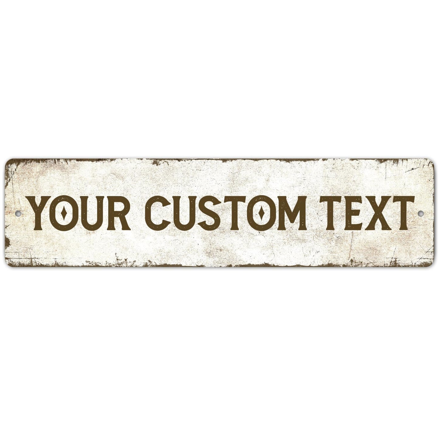 Rustic Custom Sign, Personalized Metal Signs, Gift for Him Men Dad, Man Cave, Indoor and Outdoor Use 3x12 Inches, ACM, Fade Resistant, Made in USA by Sigo Signs