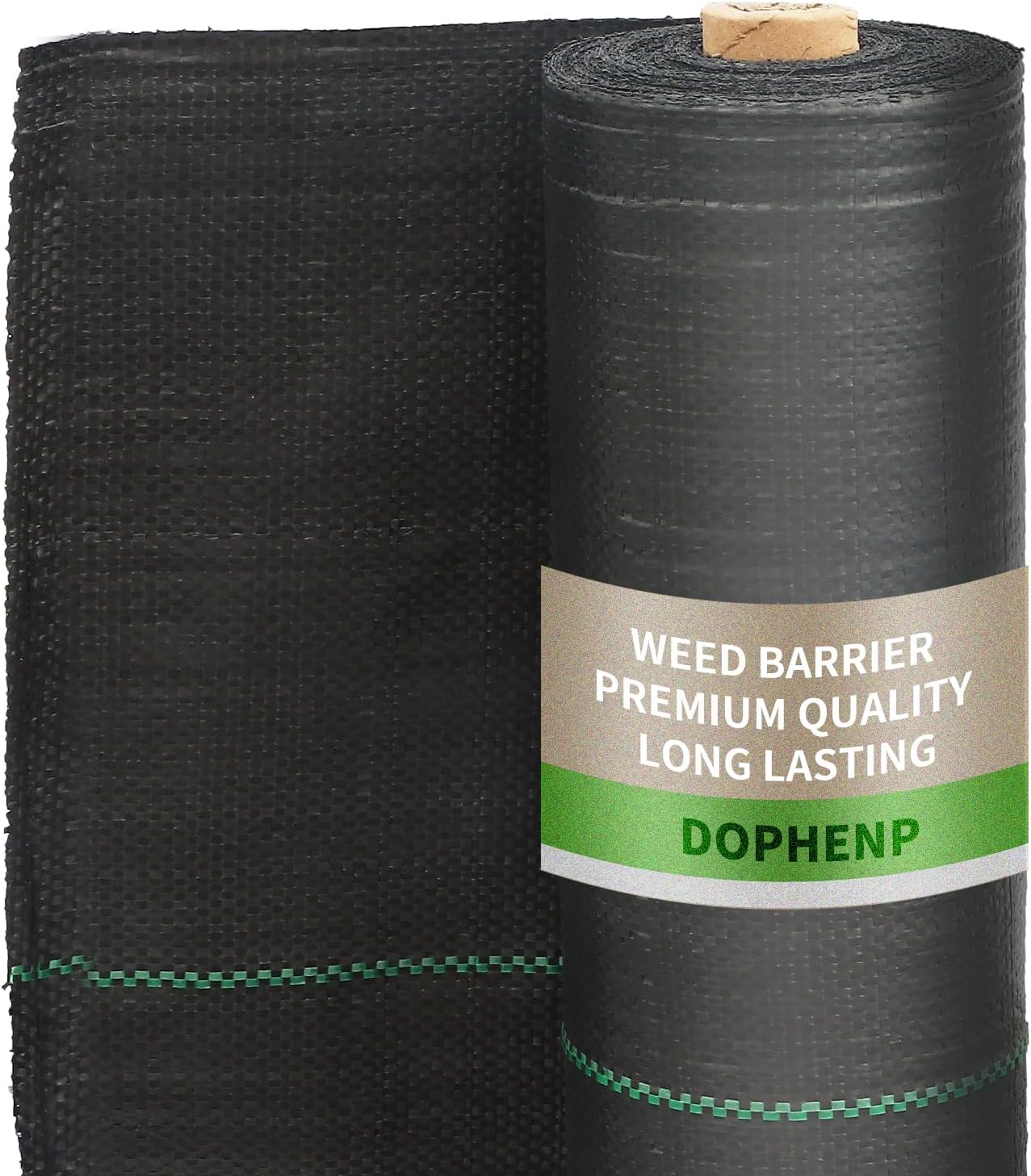 3x100ft 3.2OZ,Weed Barrier Landscape Fabric Heavy Duty, Woven Weed Control Fabric, High Permeability Good for Flower Bed, Geotextile Fabric Underlayment, Driveway (3.2ft*49ft)