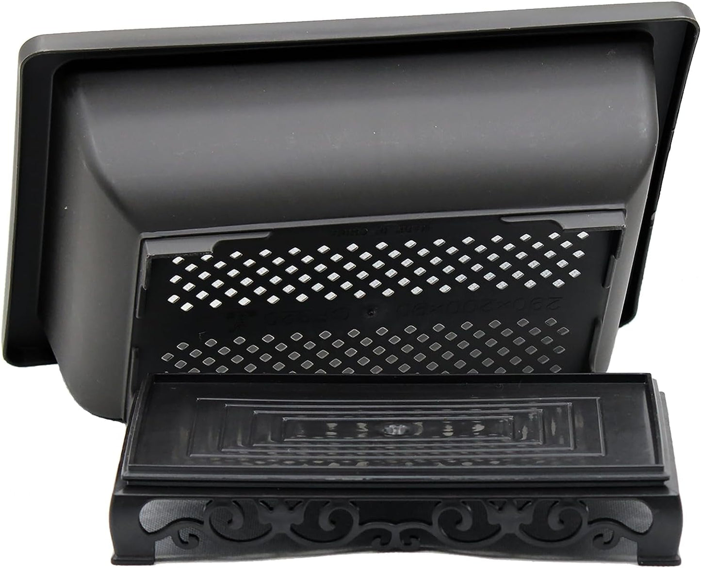 Bonsai Pot – 2-Pack 14 Inch Large Bonsai Training Pot with Eelegant Stand – Rectangular Bonsai Pots with Mesh Drainage – Luxurious Bonsai Tree Pots Indoor Made with Recycled Plastic