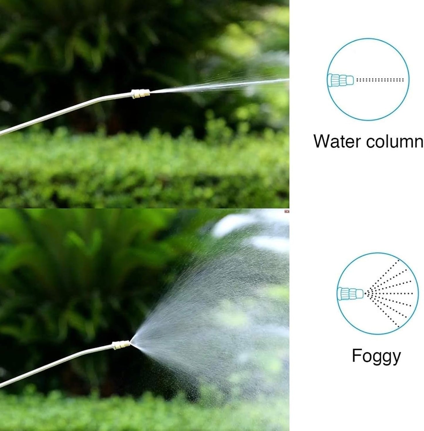 1Gal Stainless Steel Pump Up Sprayer Reinforced Hose, Hand Pump Sprayer with Pressure Gauge&Safety Valve, Adjustable Nozzle Suitable for Gardening (1 Gallon)