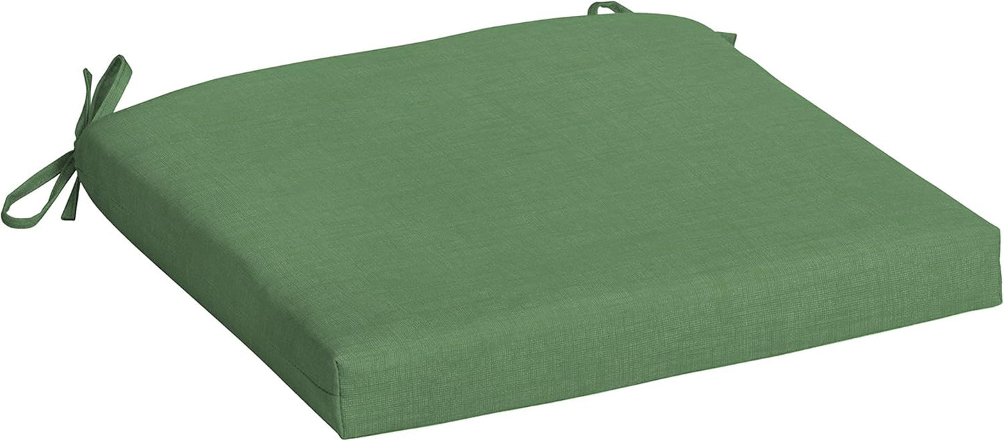 Arden Indoor/Outdoor Seat or Rocking Chair Cushion, 19 x 18, Water Repellent, Rain Proof, Fade Resistant Cushion for Rocking or Dining Chairs Bright Moss Green Leala