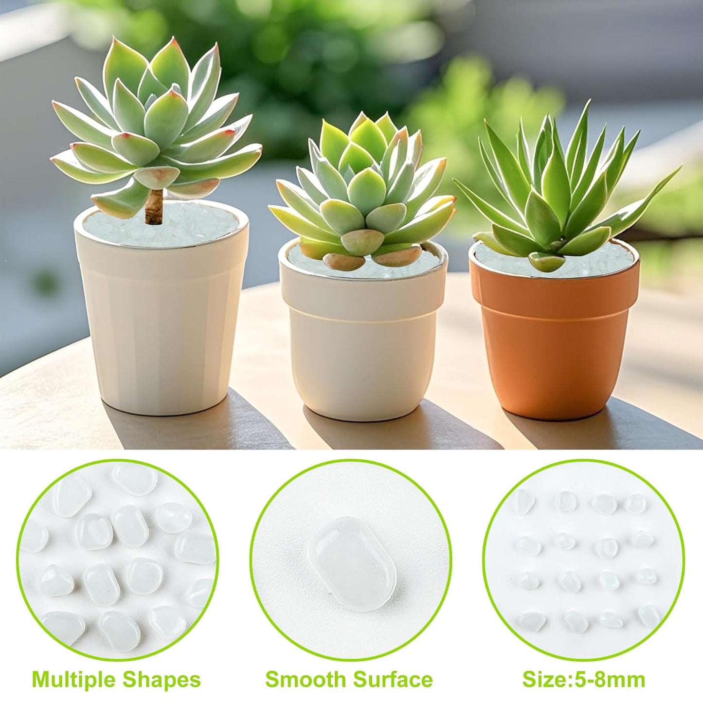 3000pc Glow in The Dark White Stones Luminous Pebbles White Fish Tank Rocks Glow Stones for Garden Glowing Rocks Outdoor Luminous Stone for Fish Tank Patio Aquarium Walkway Driveway,White