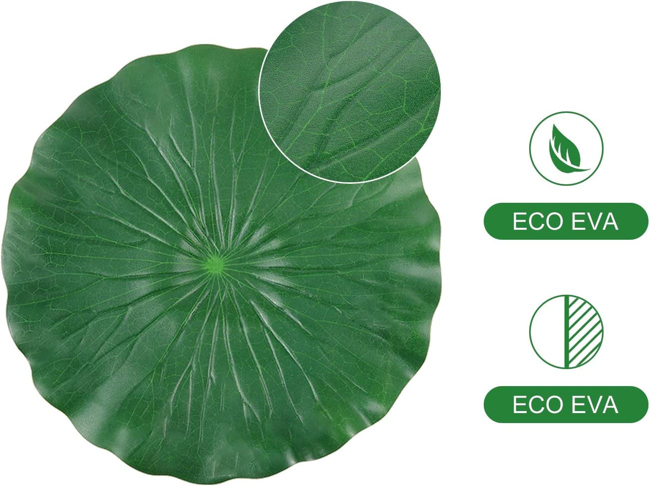 WILLBOND 12 Pieces 4 Kinds Artificial Lotus Leaves Floating Foam Ornament Lily Pads Foliage Pond Decor Water Lily Leaves for Patio Koi Fish Pond Pool Aquarium Decoration