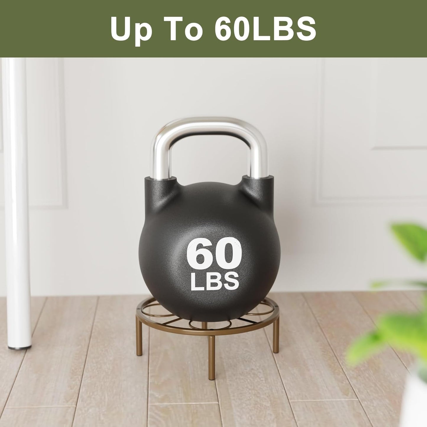 Brown Plant Stand Plant Holder - 10.24'' Short Plant Riser for Garden Courtyard, Heavy Duty Flower Stand for Multiple Plant Indoor or Outdoor.