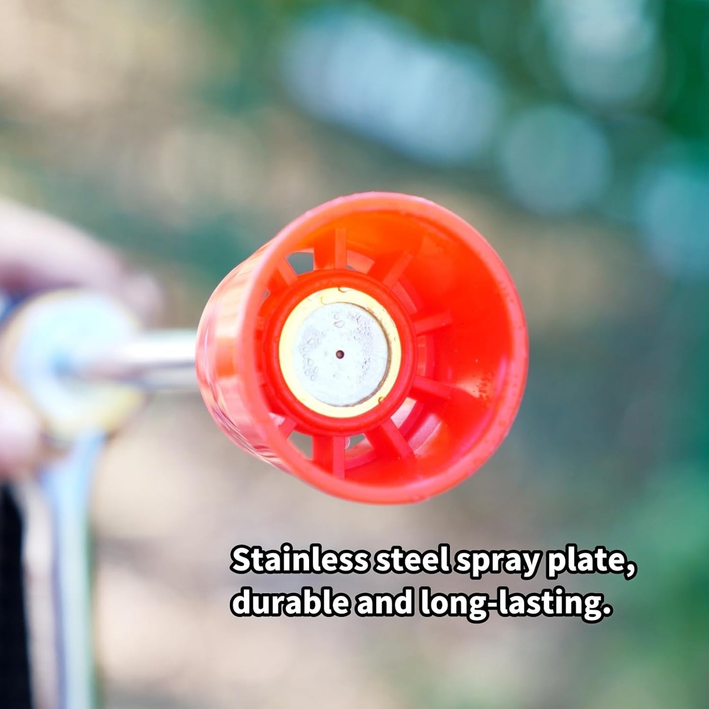 Agricultural Spray Guns, Fruit Tree Sprinkler, Electric Spray, High-Pressure Spray, Long Rod, Even Spray, Direct Spray, Lrrigation and Cleaning (Red headed plastic spray gun)