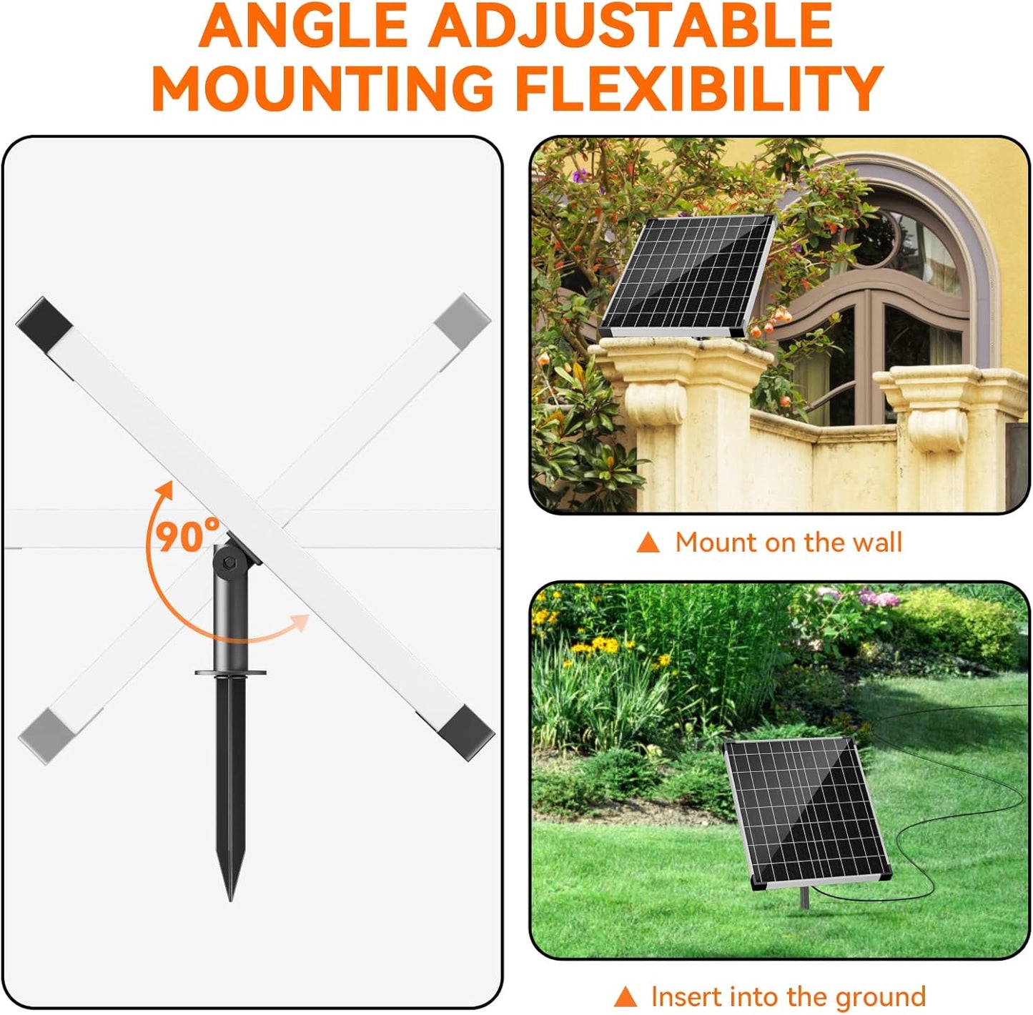 POPOSOAP Solar Water Pump Outdoor, 30 Watt Solar Powered Water Pump with 430GPH Solar Pump, 7 Nozzles, 6.6 Tubing DIY Water Feature for Pond, Fountain, Pool, Garden, Backyard