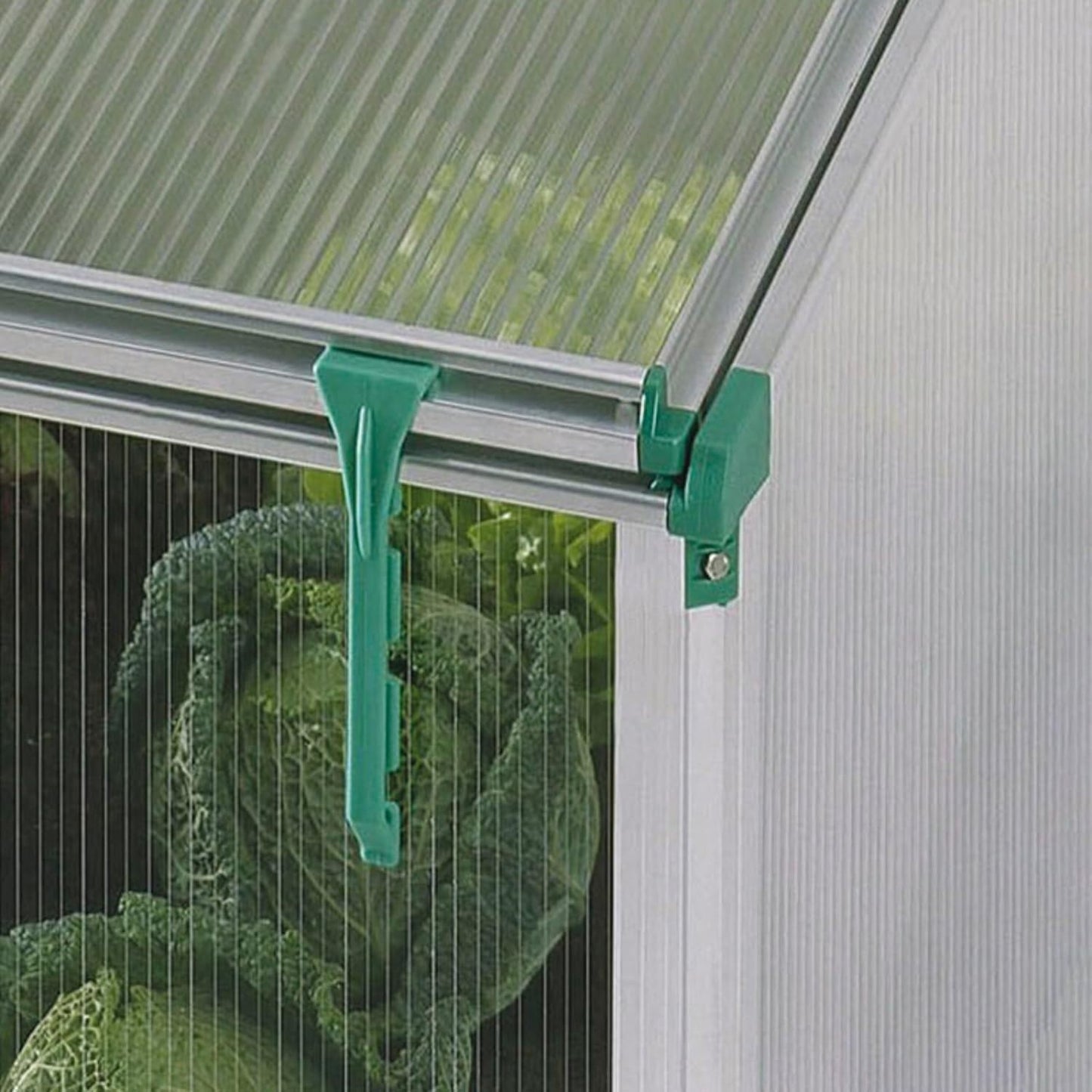 Victorian Cold Frame Gardening Kit - Metal Frame, 3 Windows, 59x32x4 Inches 142