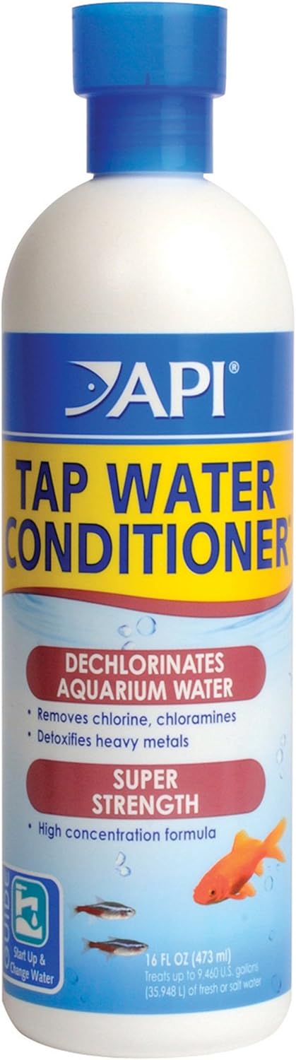 API QUICK START Freshwater and Saltwater Aquarium Nitrifying Bacteria and API TAP WATER CONDITIONER Aquarium Water Conditioner Bundle