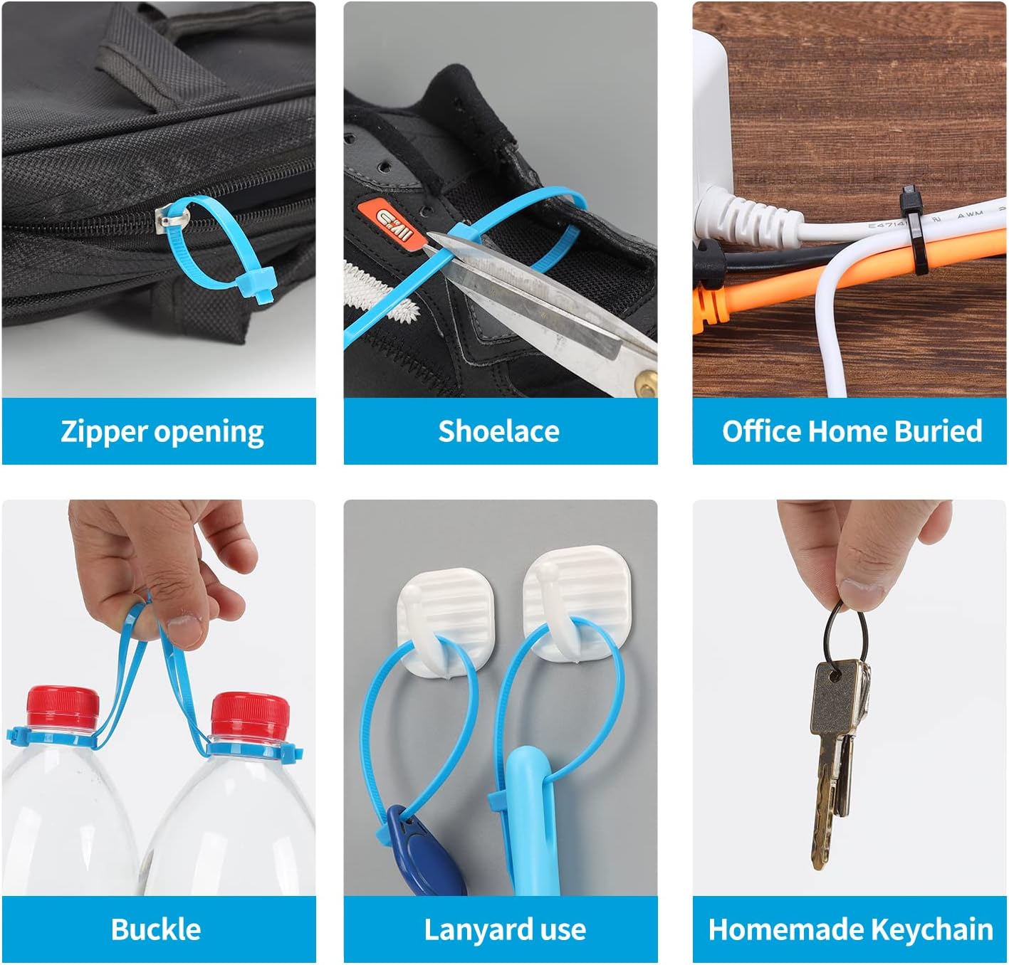 XINGO 100PCS Cable Zip Ties Heavy Duty, Premium Nylon Plastic Wire Ties with 50 Pounds Tensile Strength, Self-Locking Black Nylon Zip Ties for Indoor and Outdoor (8 inch, Dark Green)