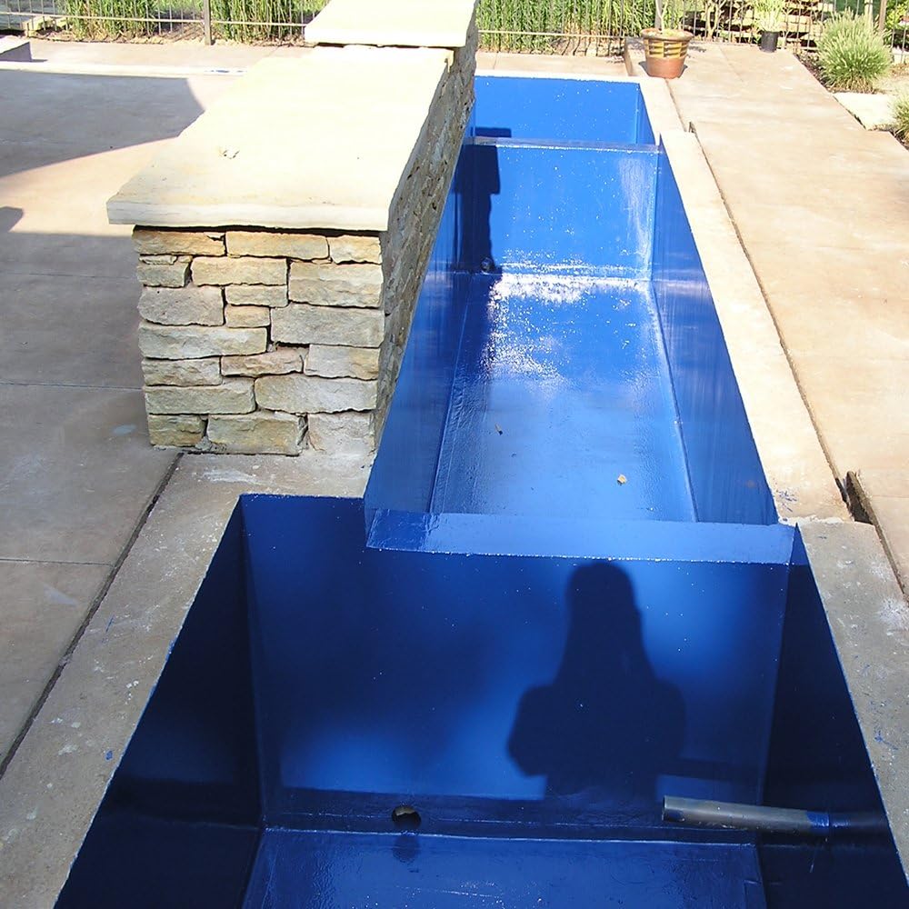 Pond Armor SKU-CBLUE-QT-R Non-Toxic Pond Shield Epoxy Paint, 1.5-Quart, Competition Blue, 48 Fl Oz (Pack of 1)