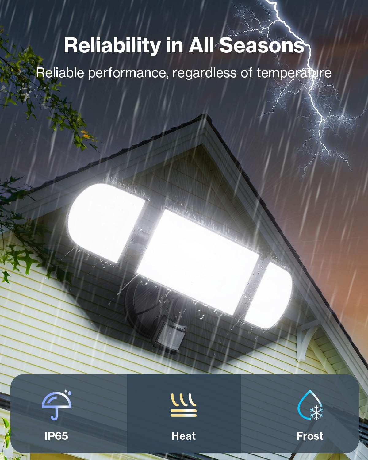 Olafus 180W Motion Sensor Outdoor Lights, 18000lm Dusk to Dawn LED Flood Lights Outdoor Wired, 6500K Daylight Motion Lights for Outside, IP65 Waterproof Exterior Security Light, Black