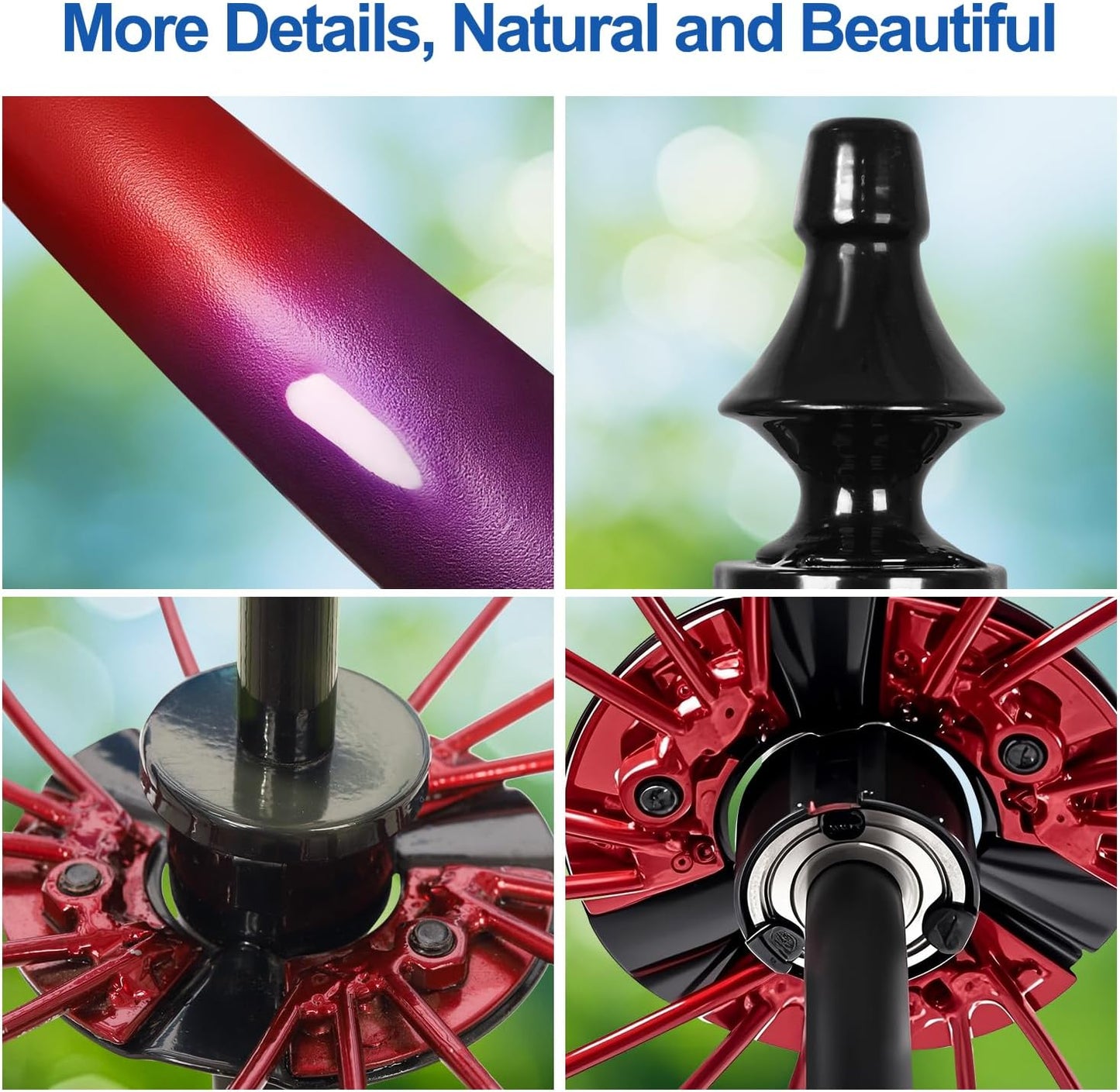 LimeHill Wind Spinners Outdoor, 84" Large Metal Wind Spinners for Yard and Garden, Wind Sculptures & Spinners with Stake, Windmill for Yard Ideal Gift for Family Friends