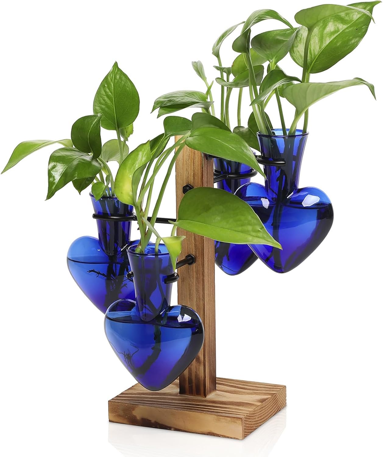 Plants Propagation Stations Plant Terrarium Kit Glass Planters for Indoor Plants House Plant Accessories Gift for Women - 4 Love Bulb Vase