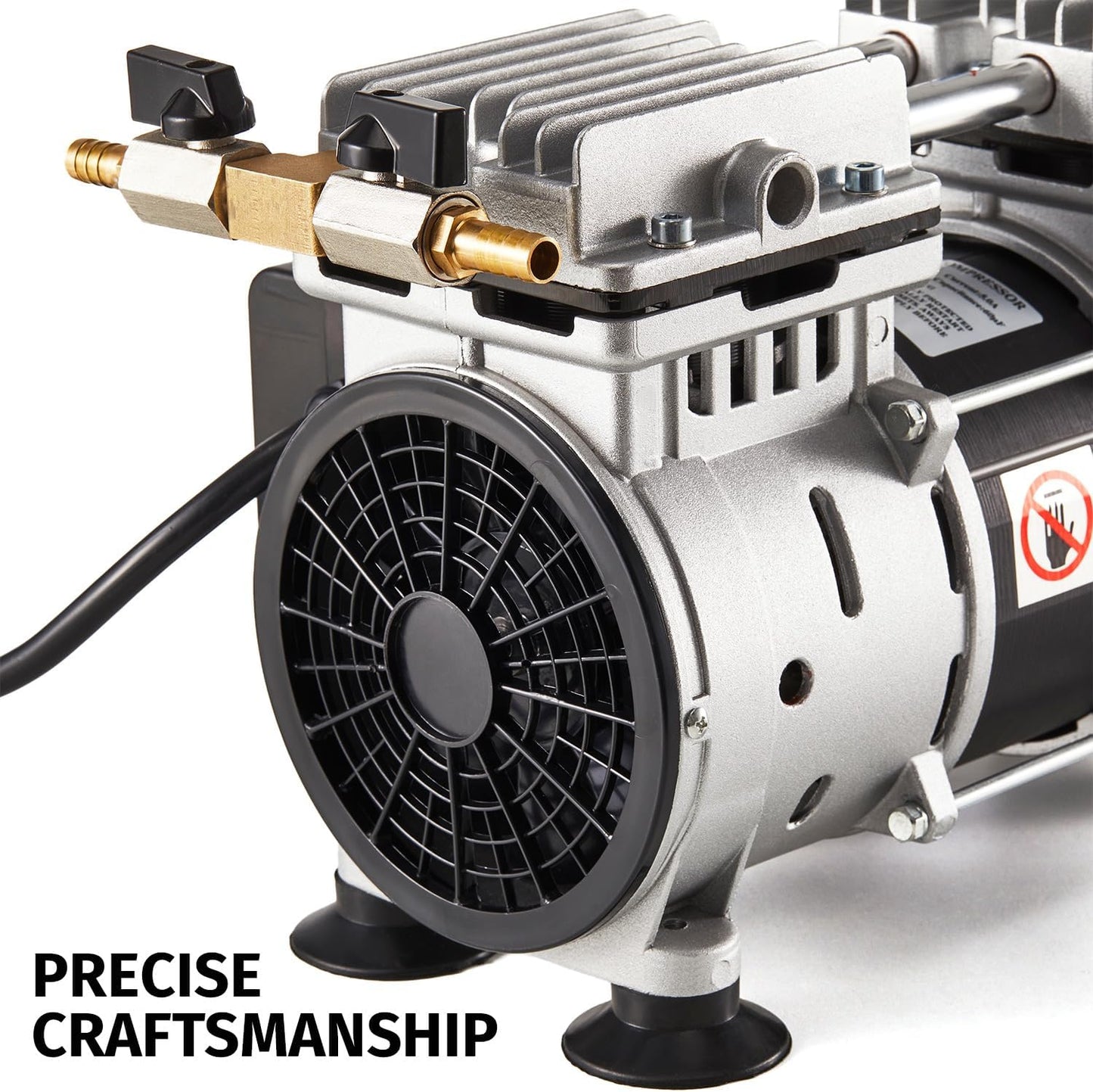 Pond & Lake Aeration System,Pond Aerator Pump,550W Power 5.2CFM for Up to 3 Acre with Timer,3/4 HP Compressor (NO Diffusers, 1)