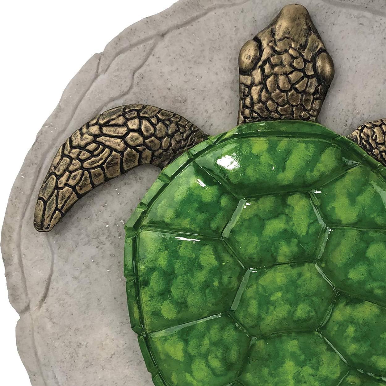 Spoontiques -Garden Décor - Turtle Stepping Stone - Decorative Stone for Garden