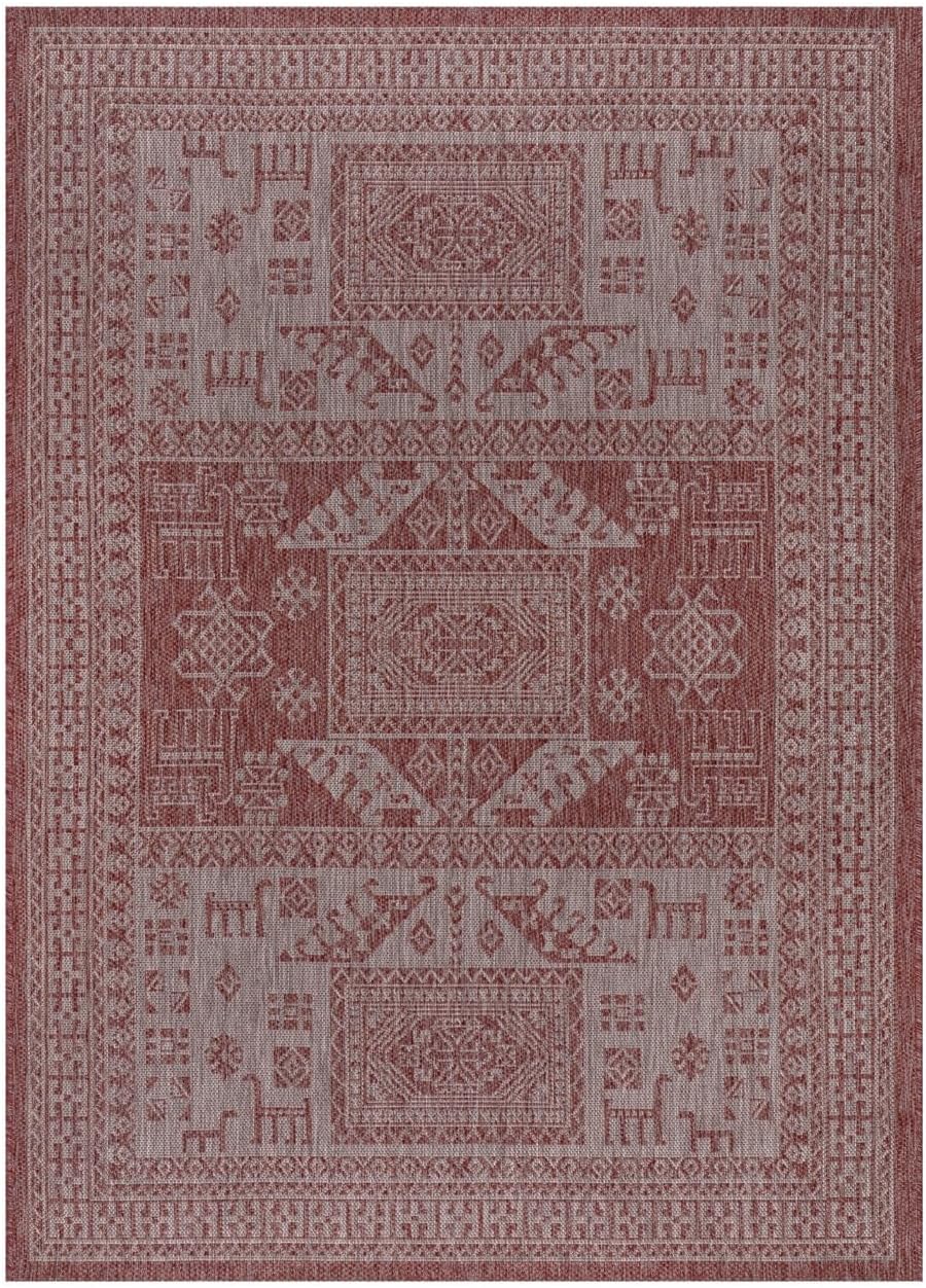 Keen Home Design Terrace Outdoor Throw Rug - 3x5 Washable Indoor/Outdoor Rug for Patio, Kitchen, Balcony, Beach, Garden, Deck and Porch, Size: 3'x5'