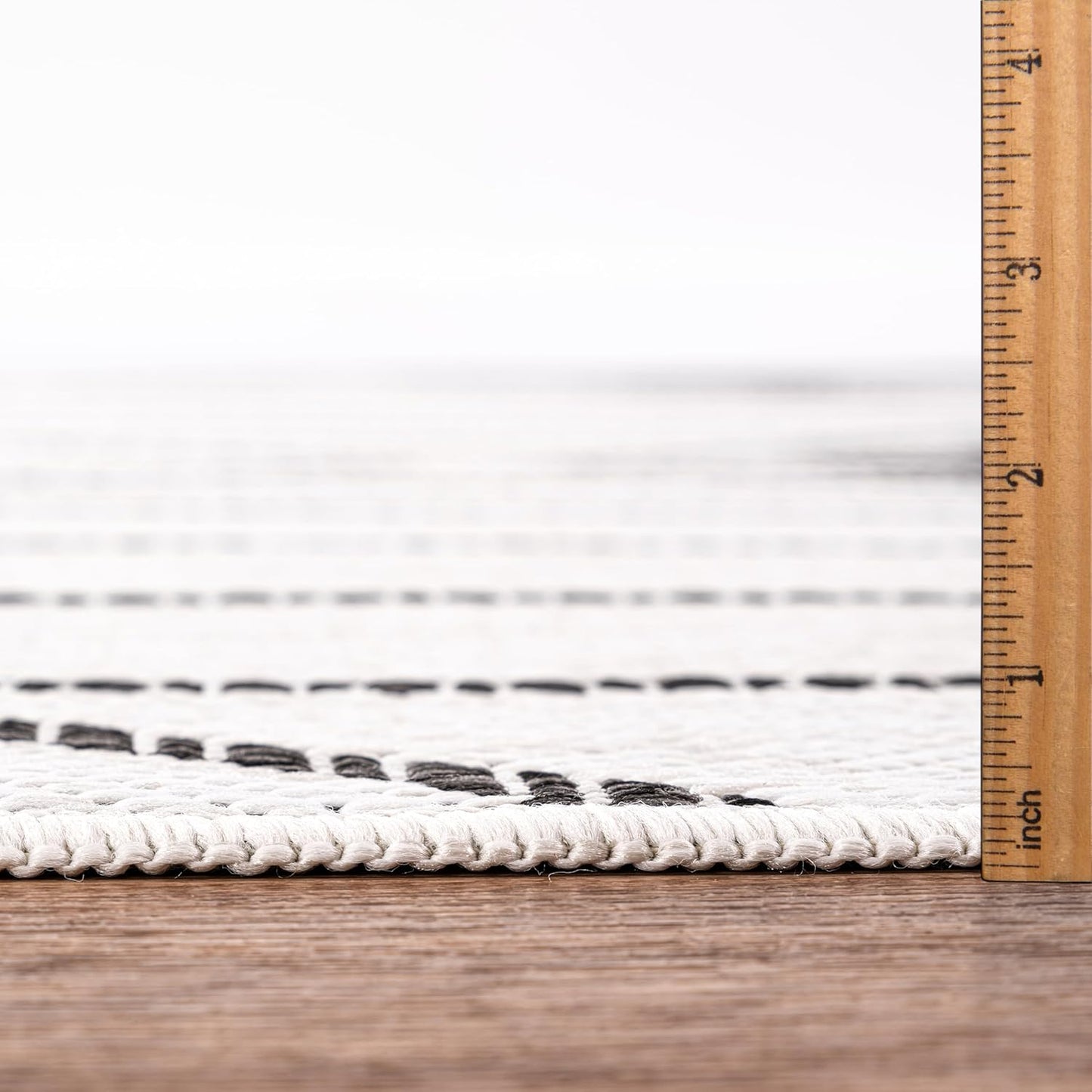 Keen Home Design Terrace Outdoor Throw Rug - 3x5 Washable Indoor/Outdoor Rug for Patio, Kitchen, Balcony, Beach, Garden, Deck and Porch, Size: 3'x5'