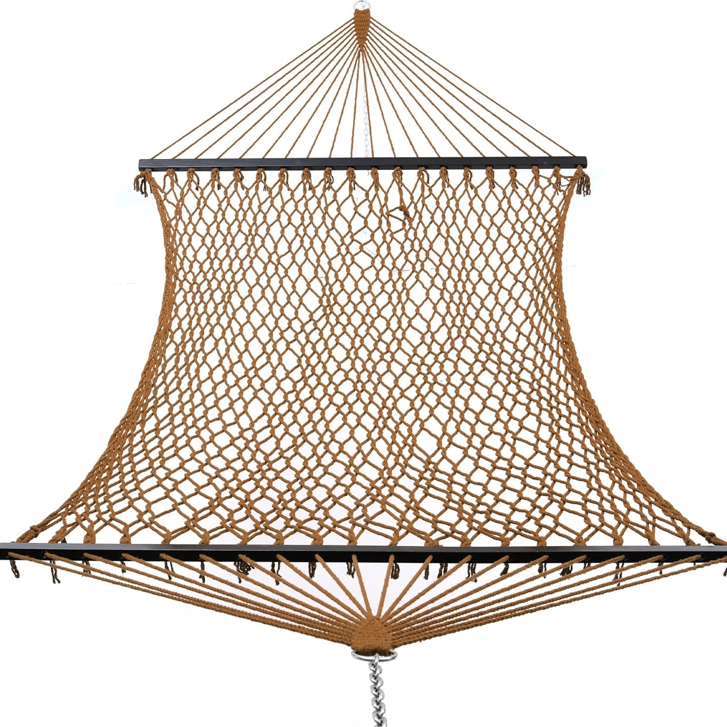 14ft Cotton Rope Hammocks for 2 Person (Desert, Queen)