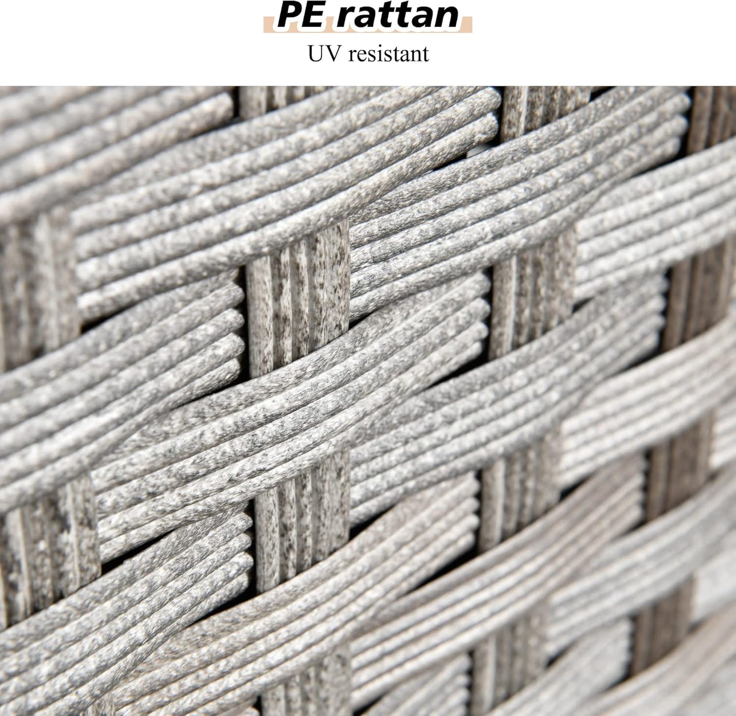 HOOOWOOO 9 Piece Modular Patio Outdoor Sectional Furniture Set with Gas Propane Fire Pit Table,Wicker Conversation Sofa Set with Swivel Chairs,Outside Couch Set(Beige)