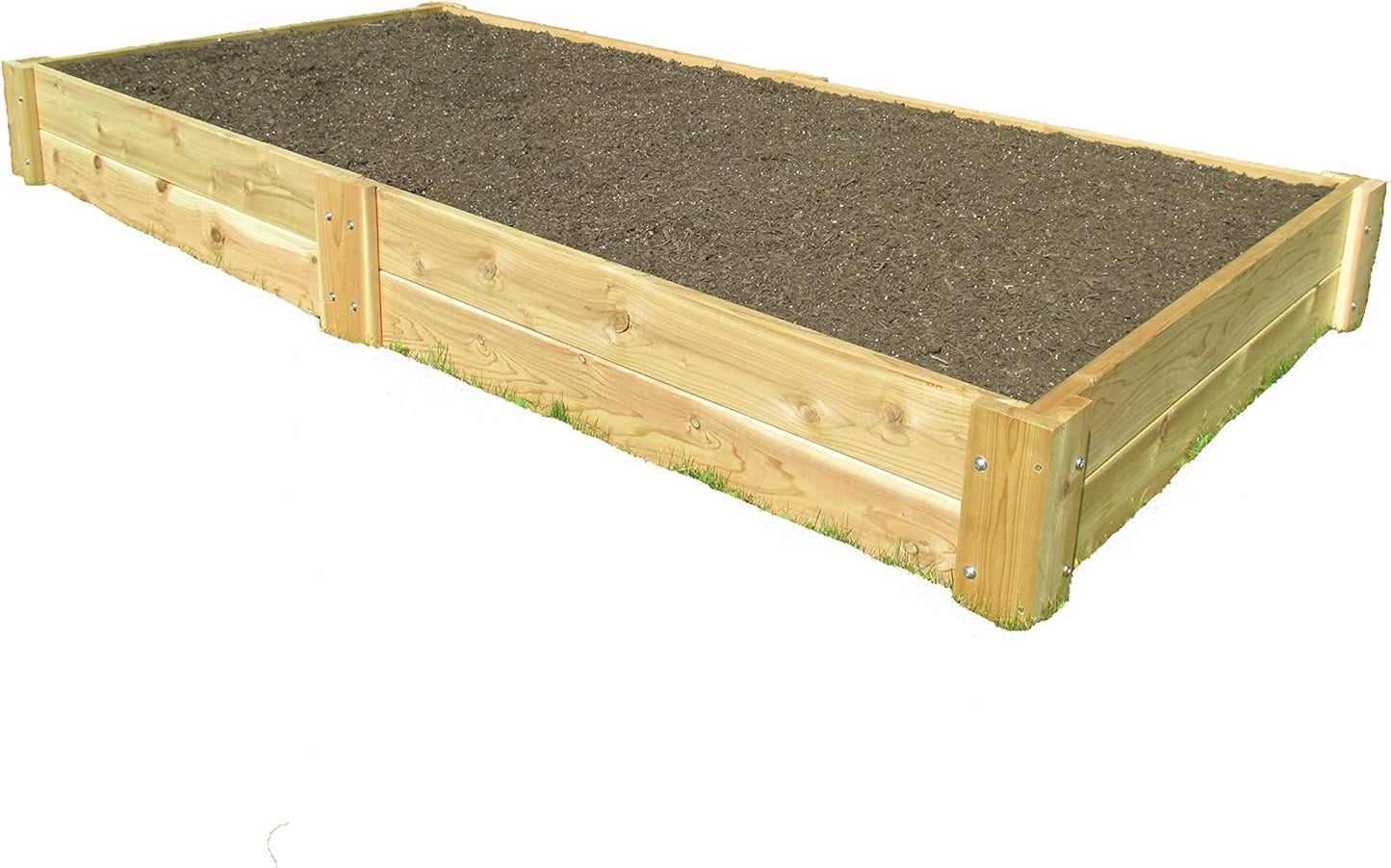 Infinite Cedar Premium Cedar Raised Garden Bed - 1" Thick Wood (4' x 8' x 11" H)